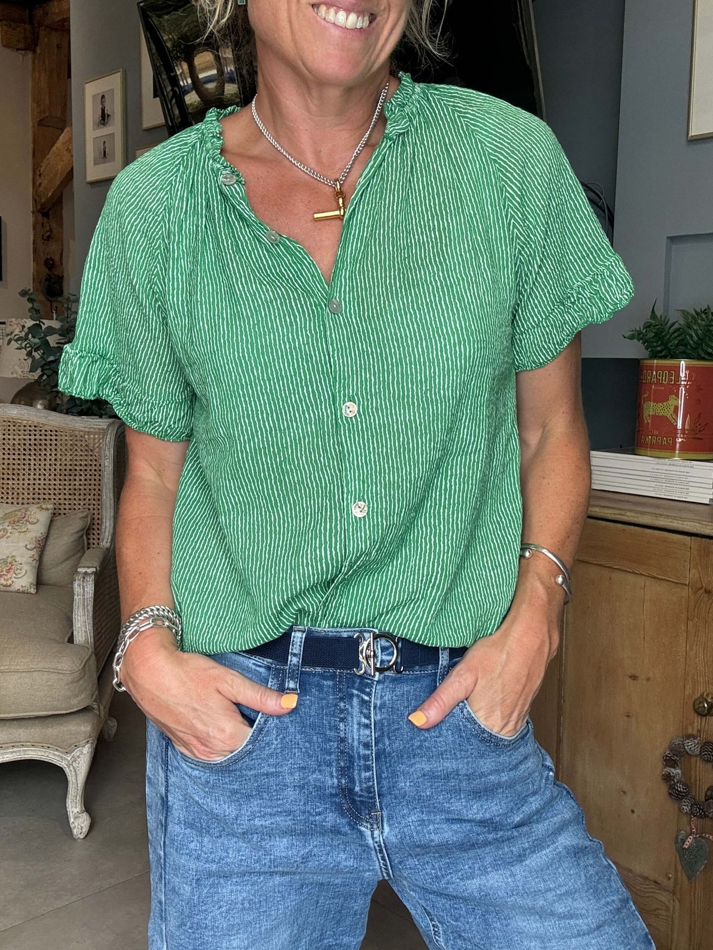 The Navy Toggle Belt