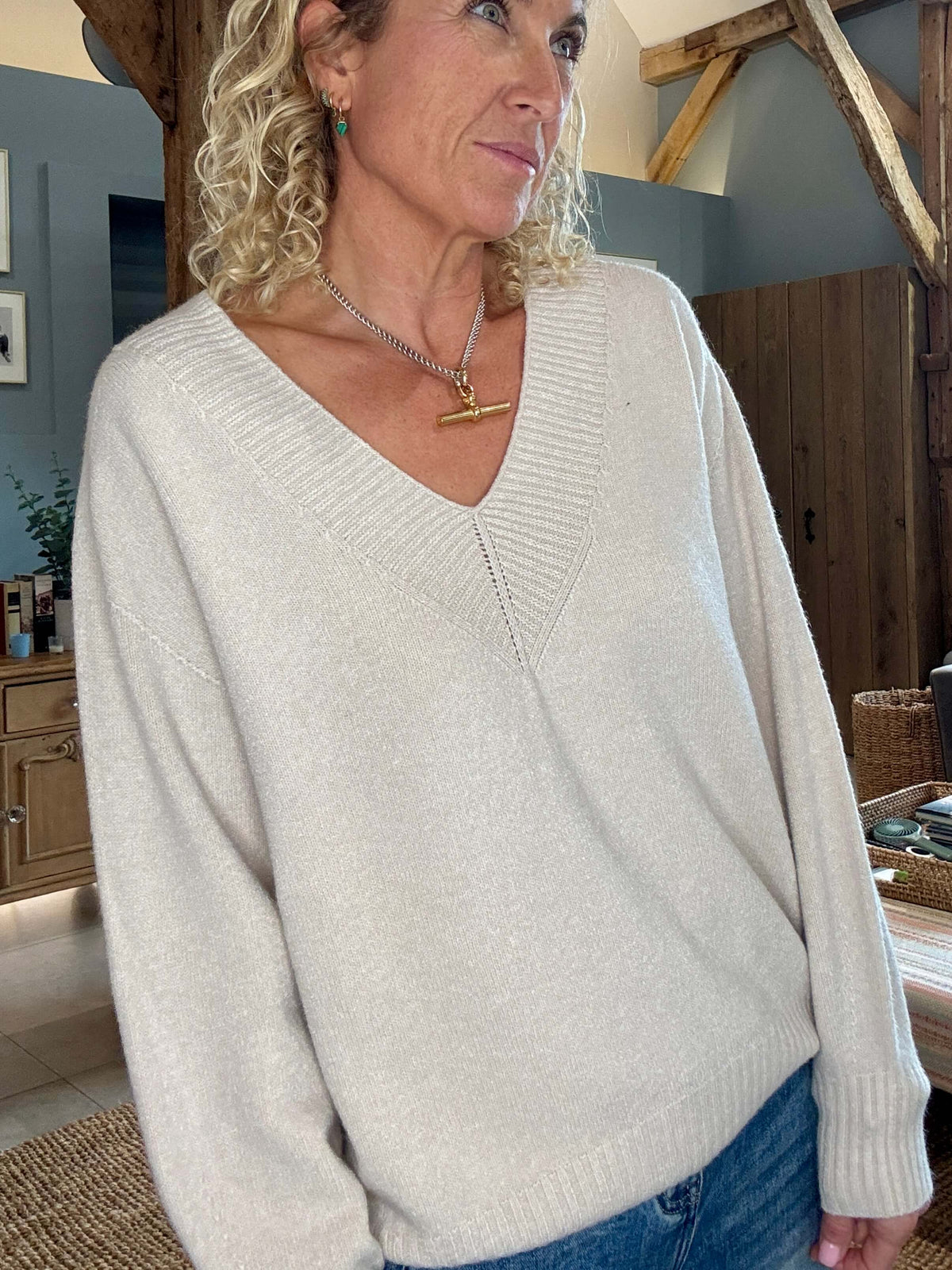 The Pavilion Knit | Cream