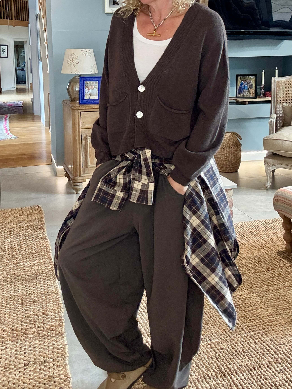 The Papa Cardigan | Chocolate