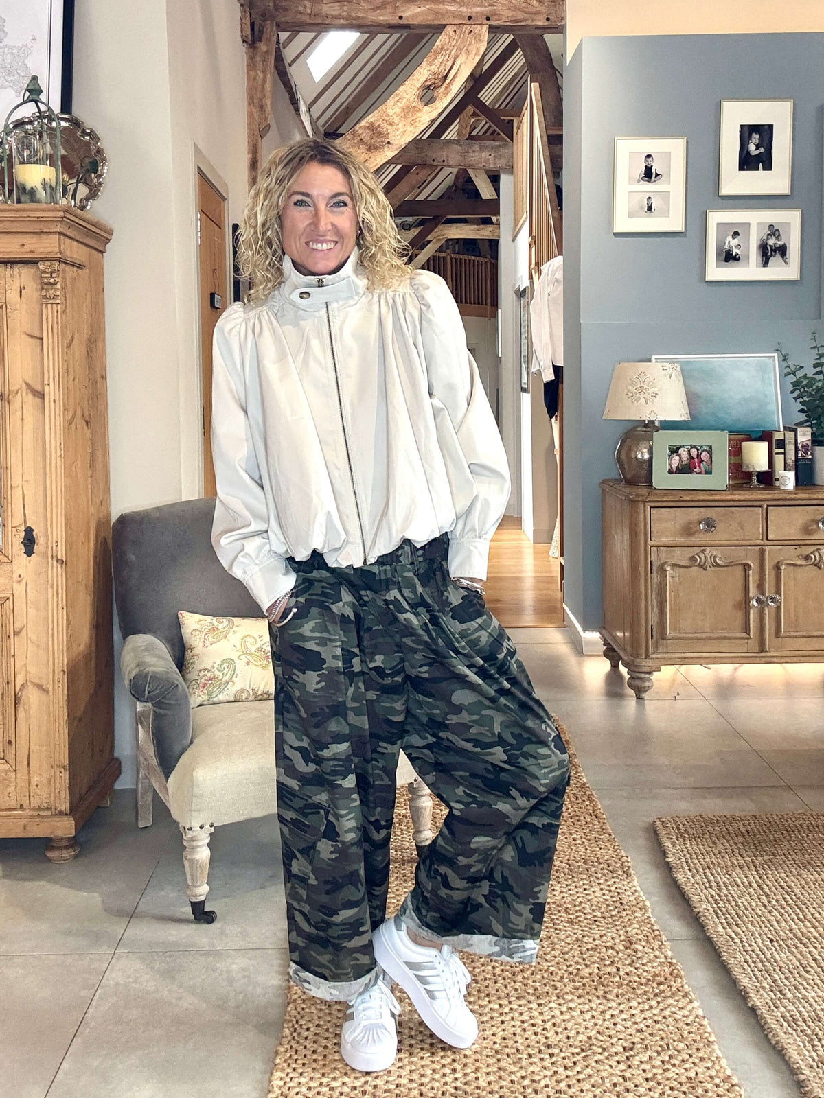 The Marlow Bubble Jacket | Beige