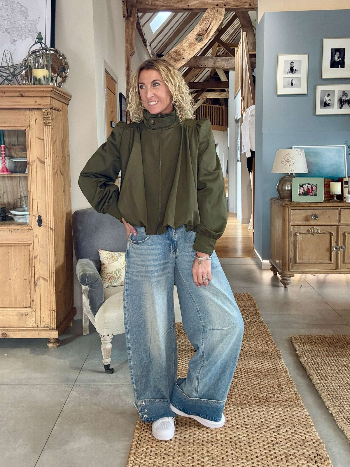 The Marlow Bubble Jacket | Khaki