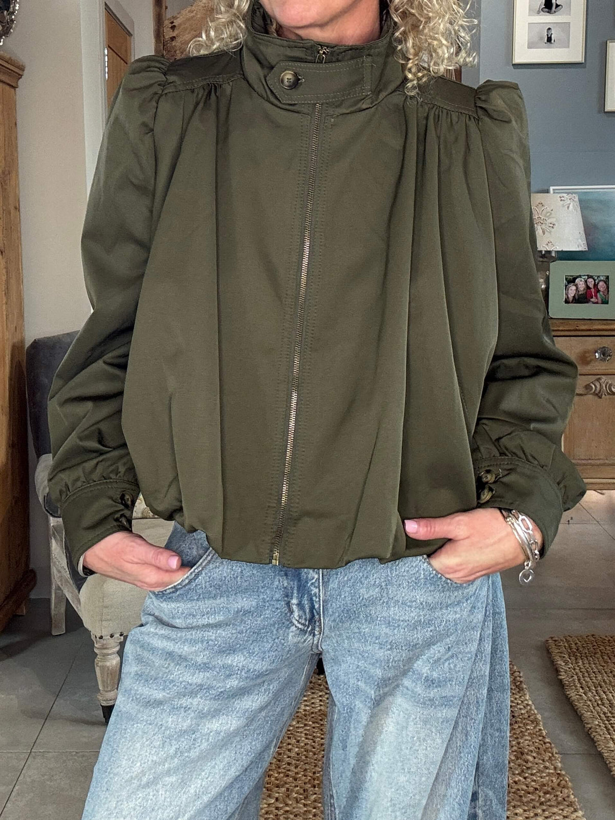 The Marlow Bubble Jacket | Khaki
