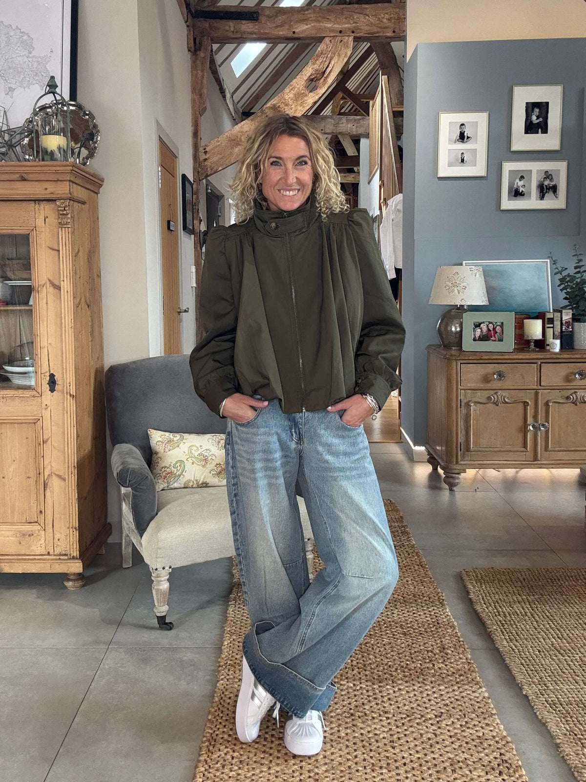The Marlow Bubble Jacket | Khaki