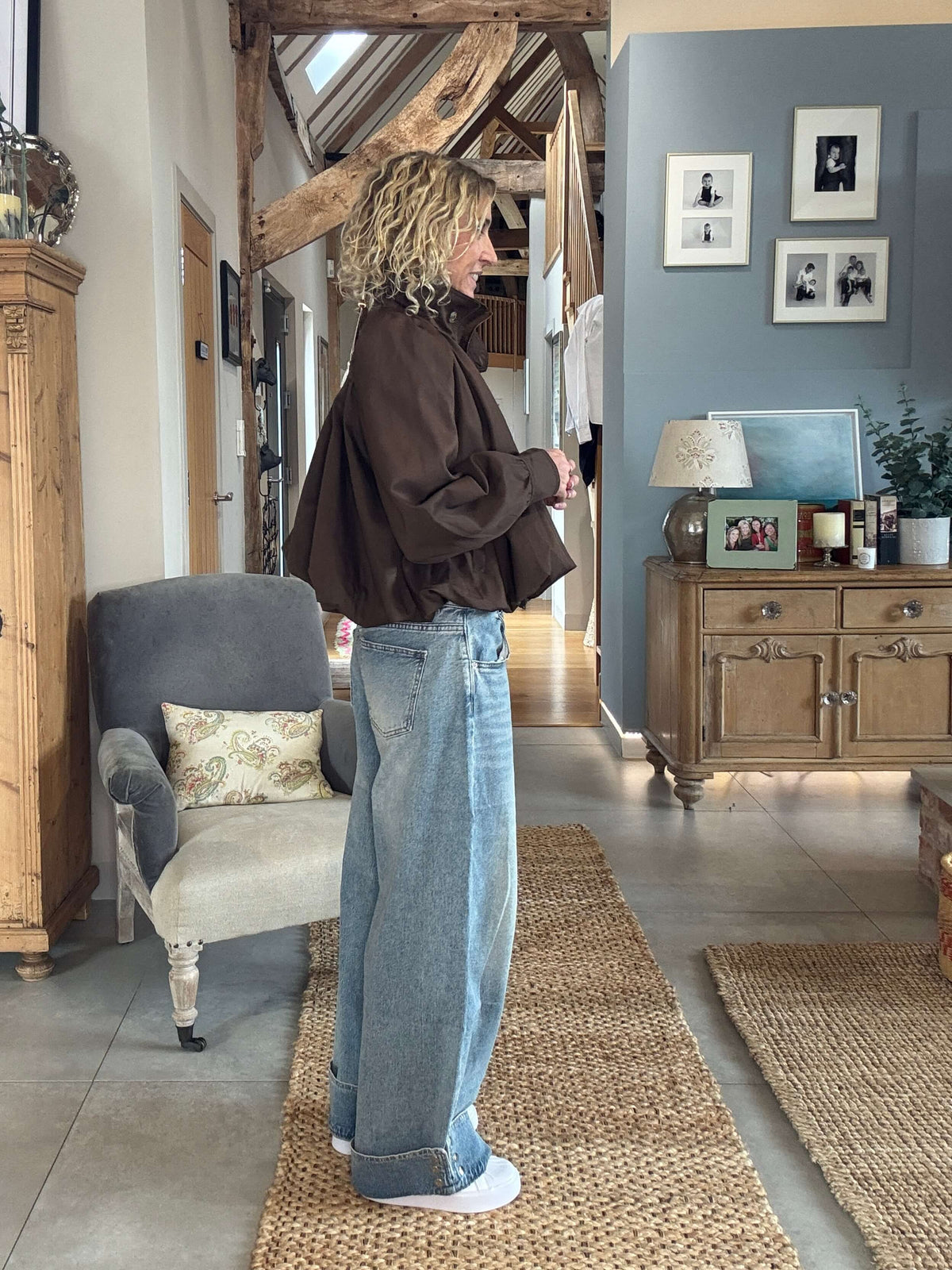 The Marlow Bubble Jacket | Chocolate