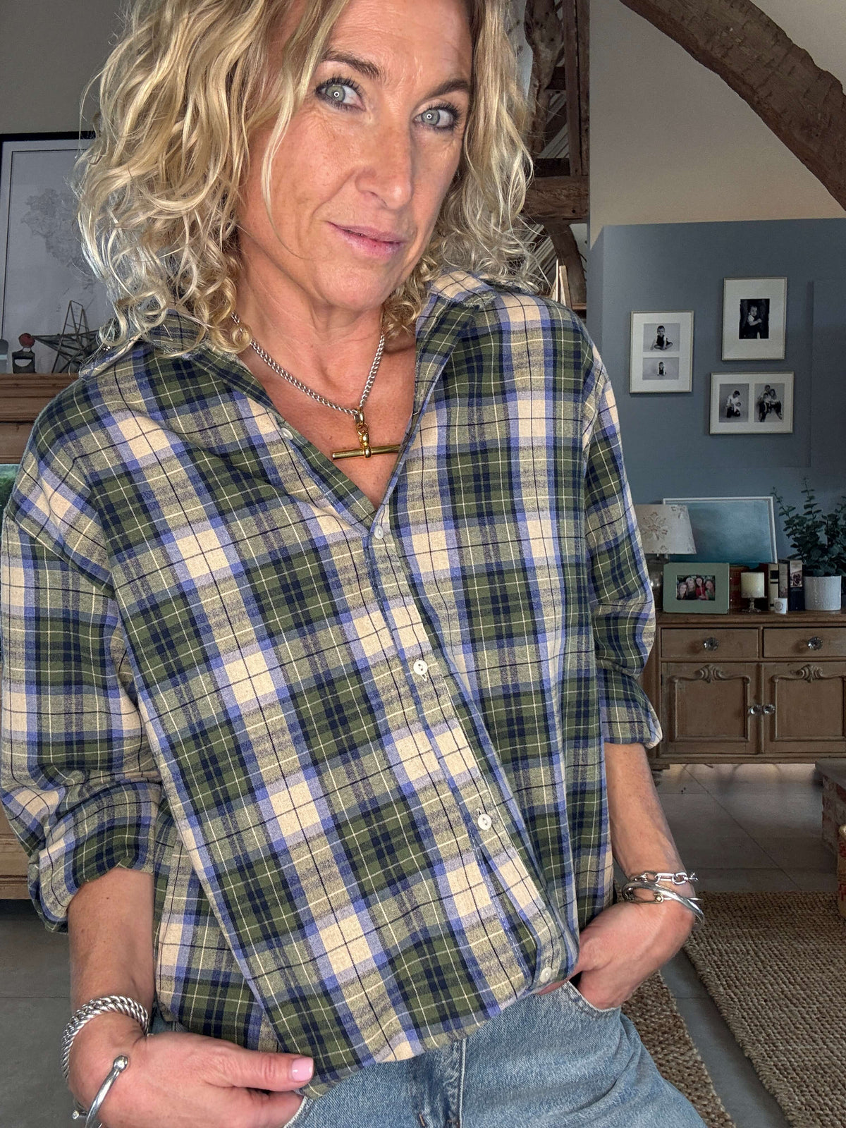 Billy Plaid Shirt | Green