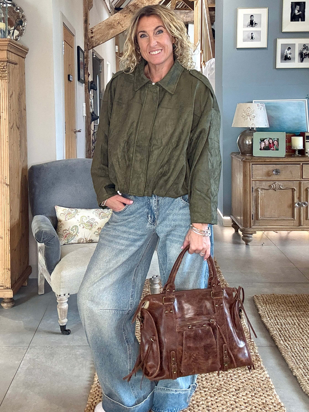 Sienna Slouch Bag | Cognac