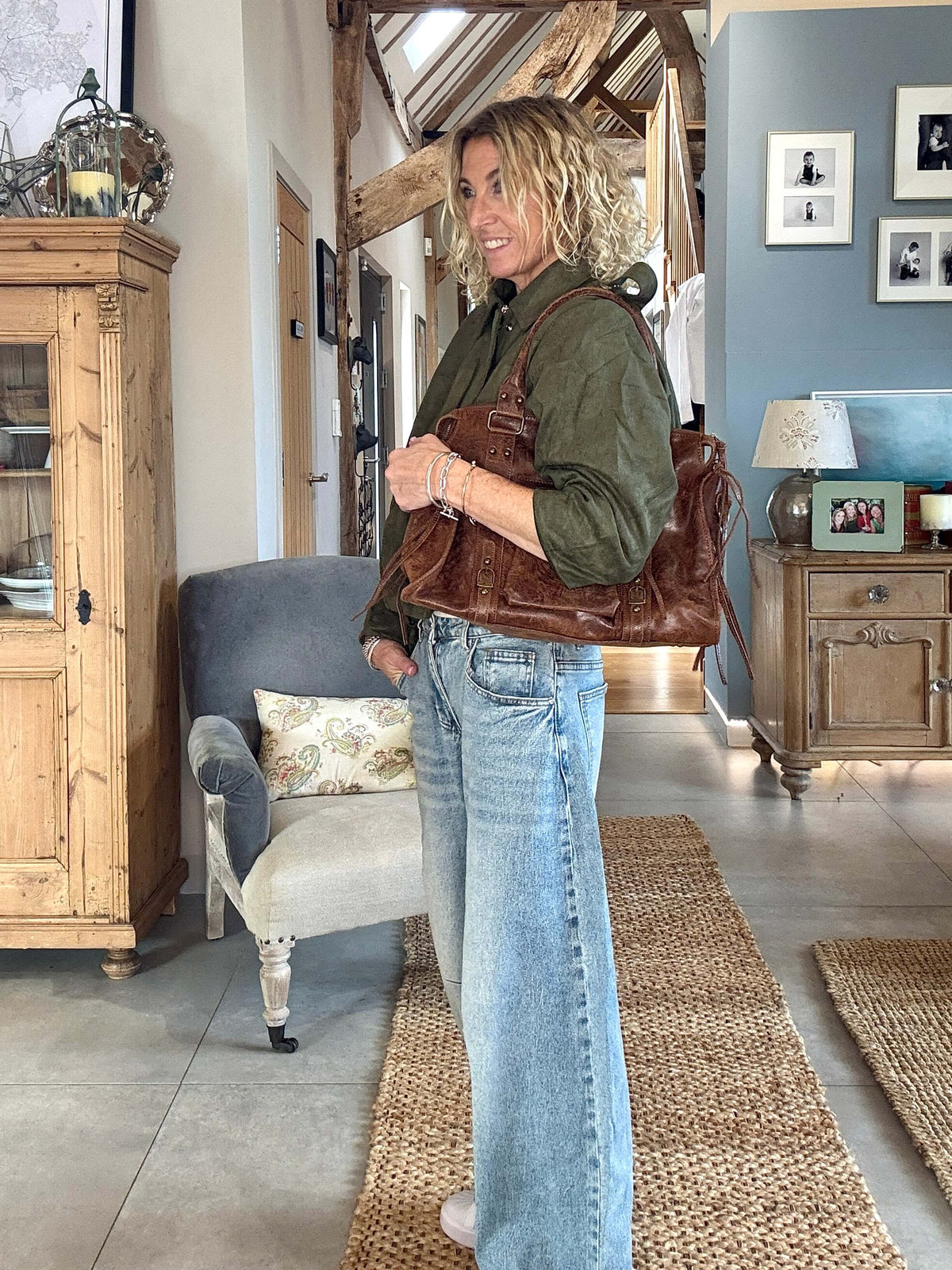 Sienna Slouch Bag | Cognac