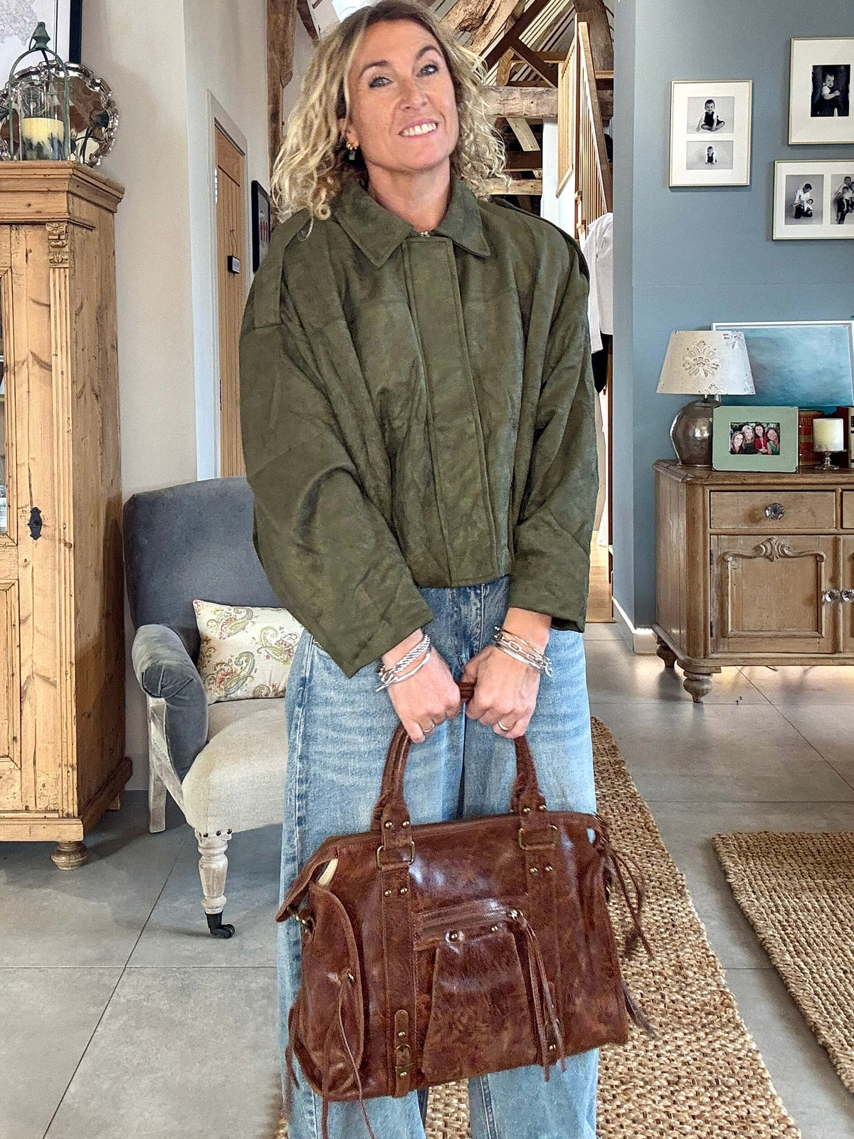 Sienna Slouch Bag | Cognac