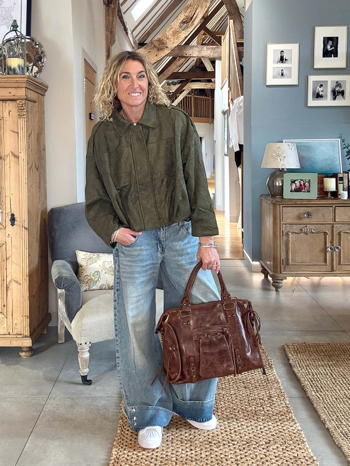 Sienna Slouch Bag | Cognac