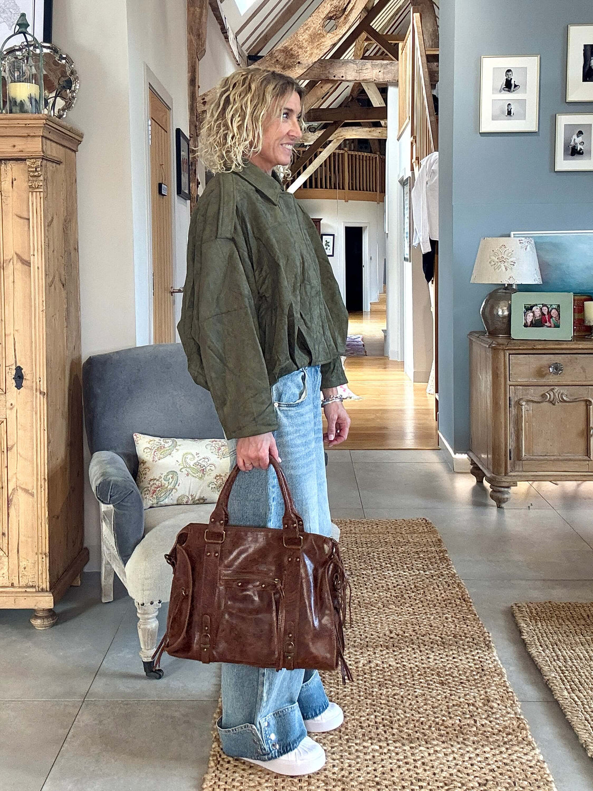 Sienna Slouch Bag | Cognac