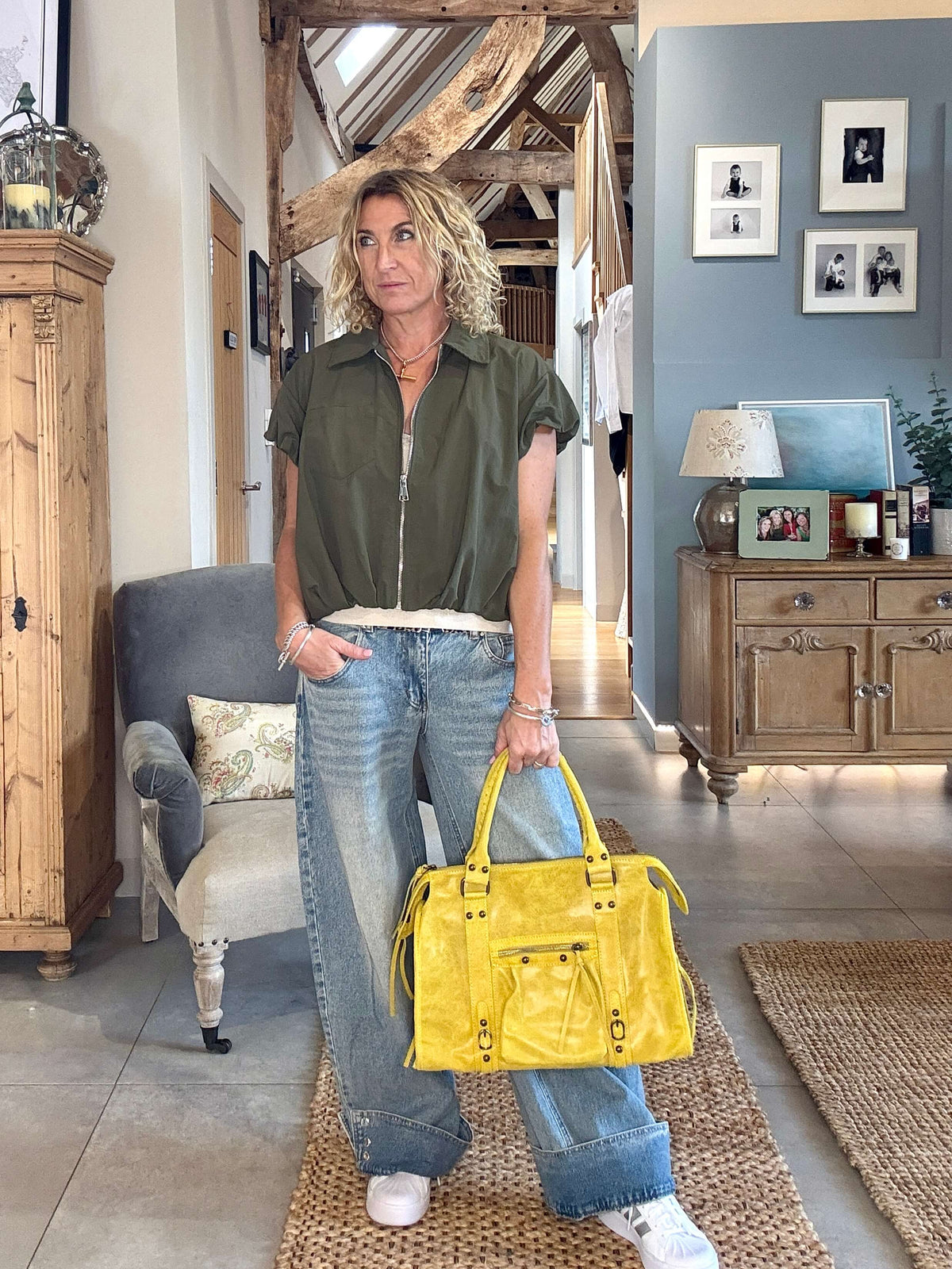 The Texas Slouch Bag | Mustard
