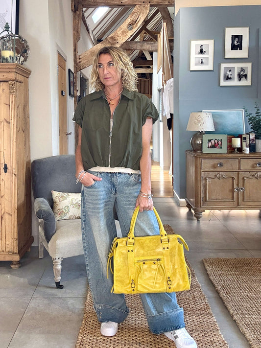 Sienna Slouch Bag | Mustard