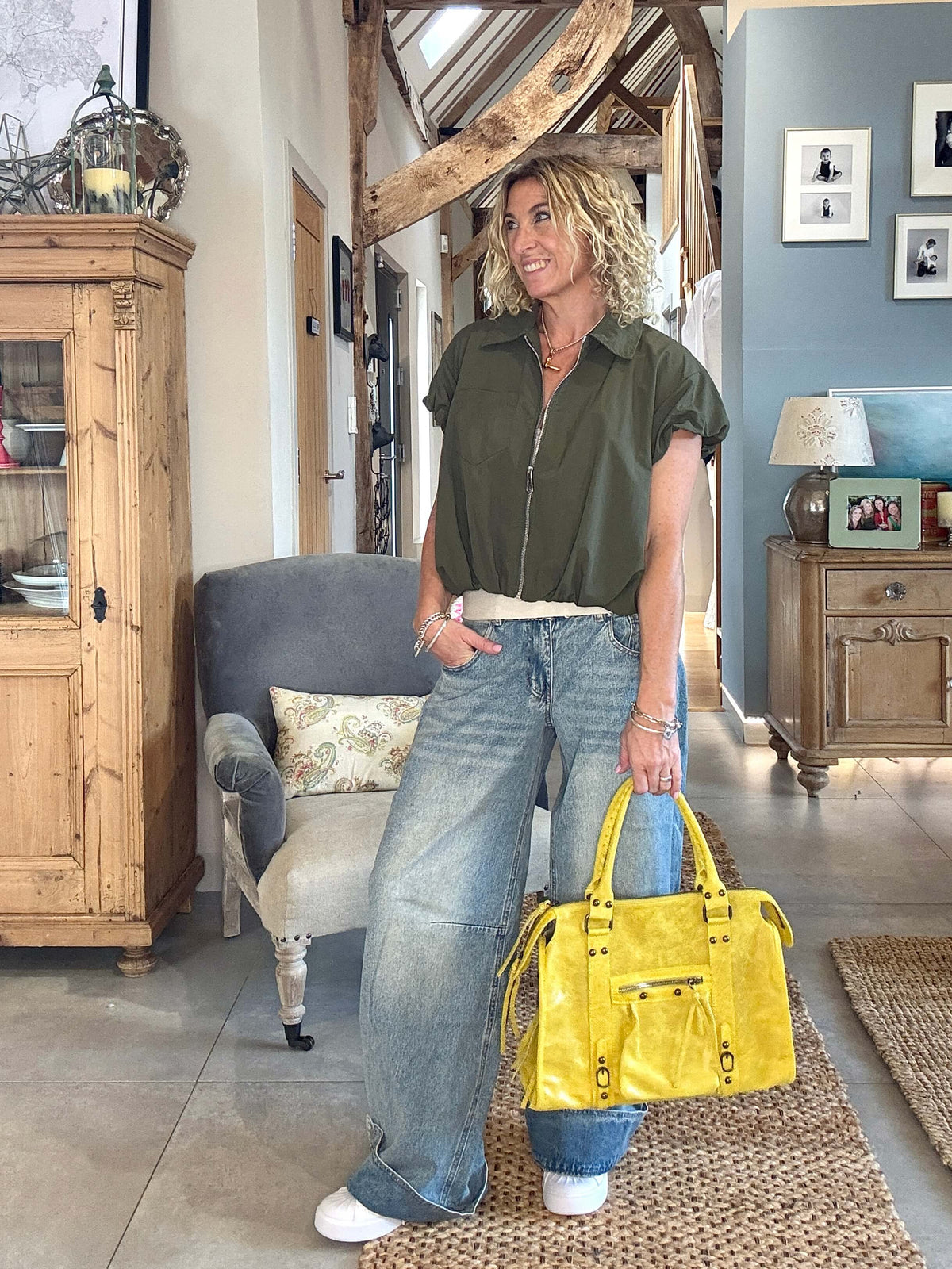 The Texas Slouch Bag | Mustard