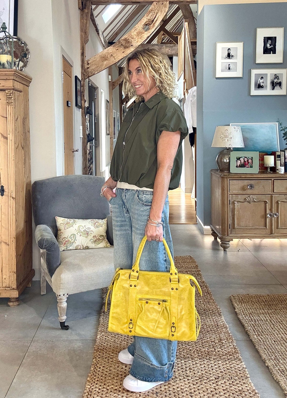 The Texas Slouch Bag | Mustard