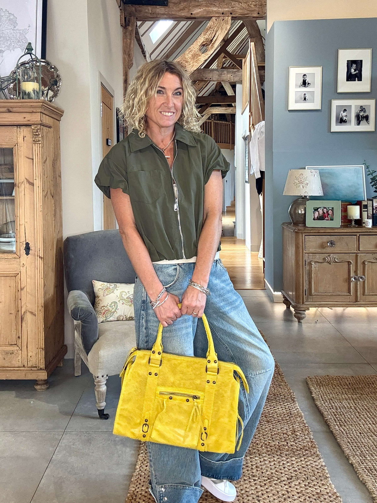 The Texas Slouch Bag | Mustard
