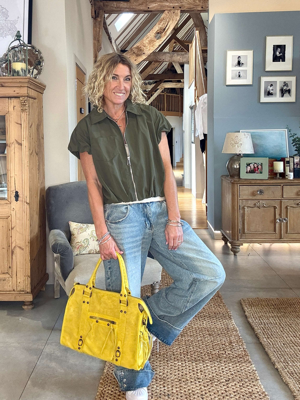 The Texas Slouch Bag | Mustard