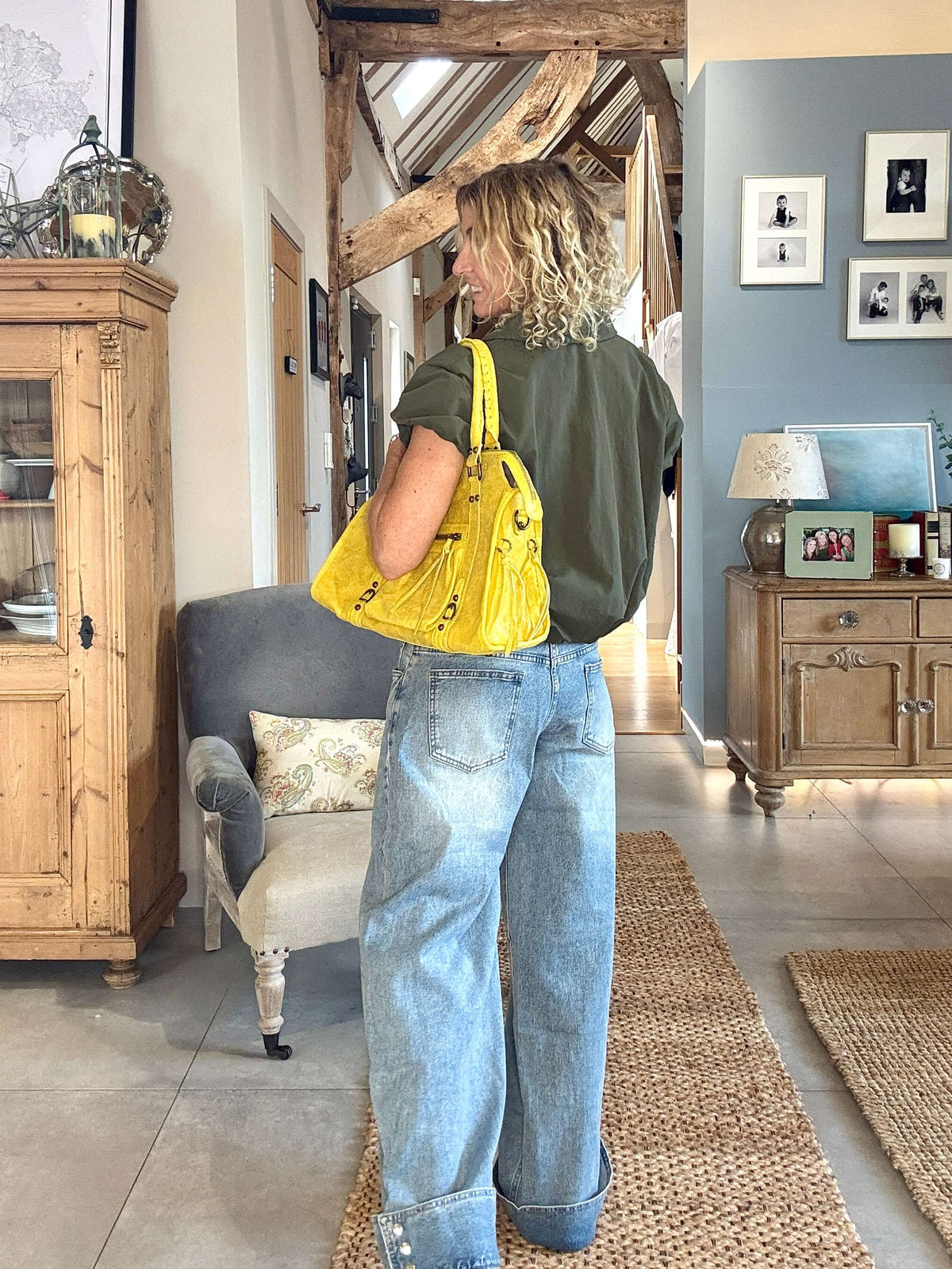 The Texas Slouch Bag | Mustard