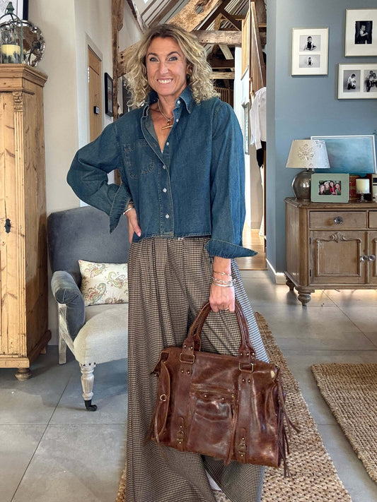 Sienna Slouch Bag | Cognac