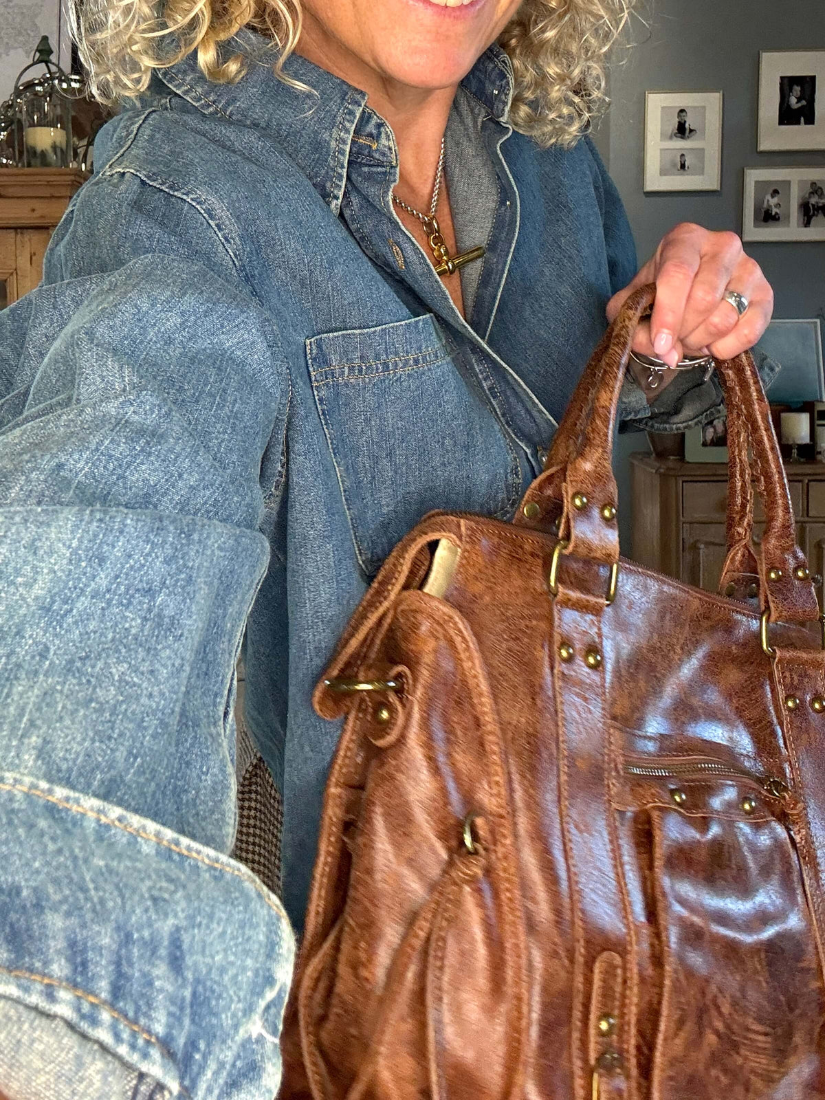 Sienna Slouch Bag | Cognac