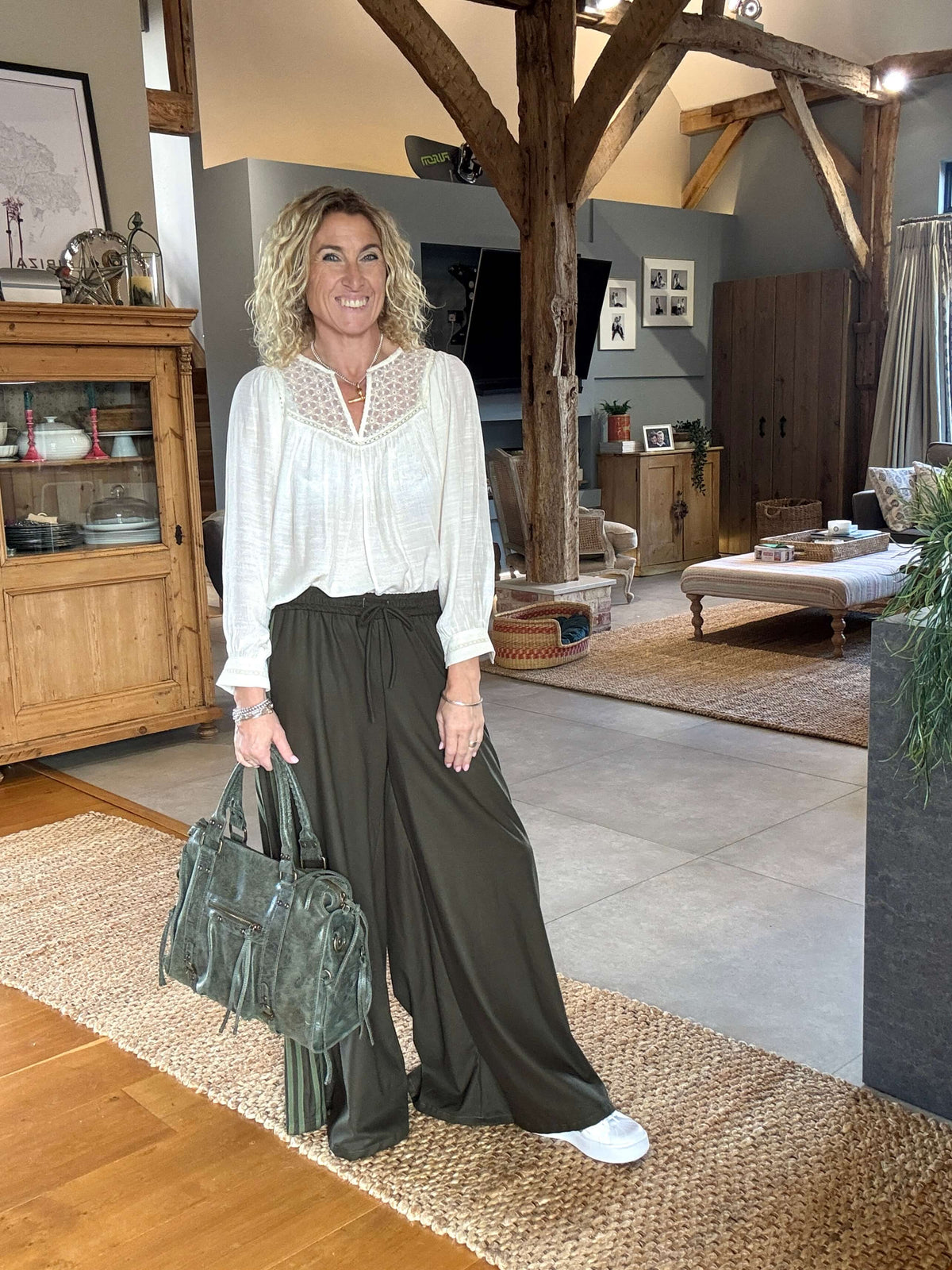 Sienna Slouch Bag | Khaki
