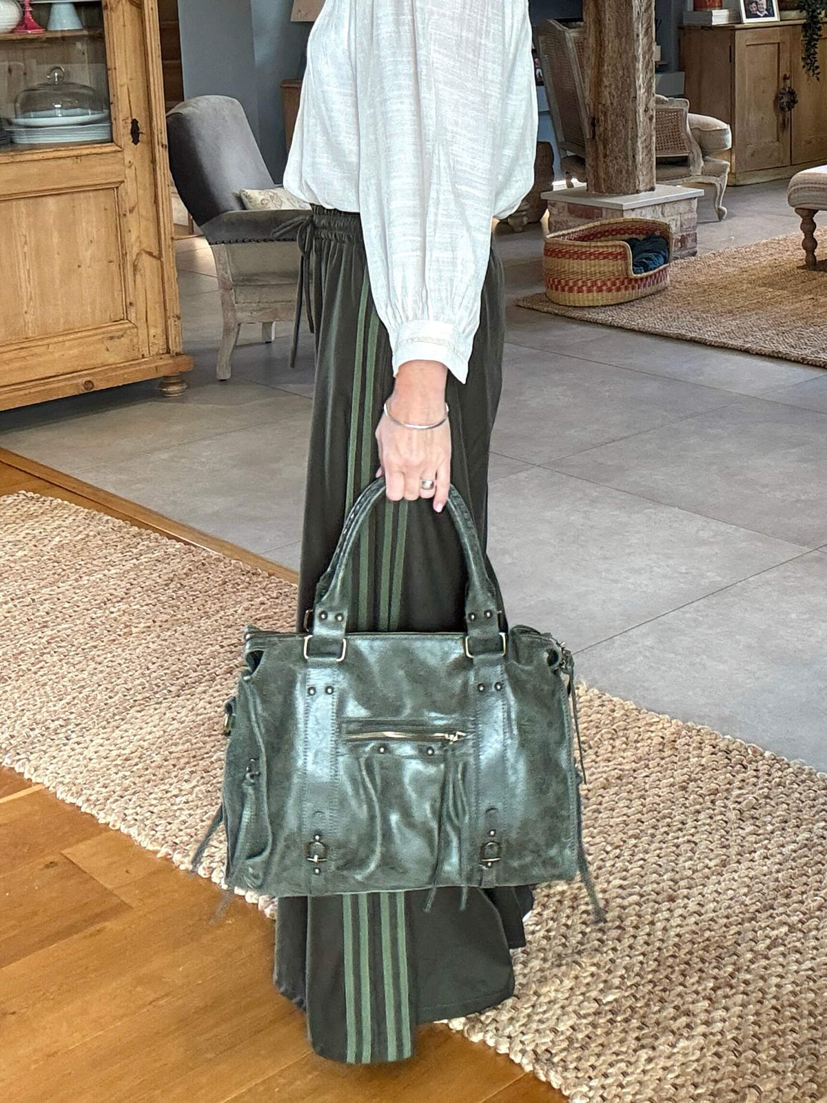 Sienna Slouch Bag | Khaki