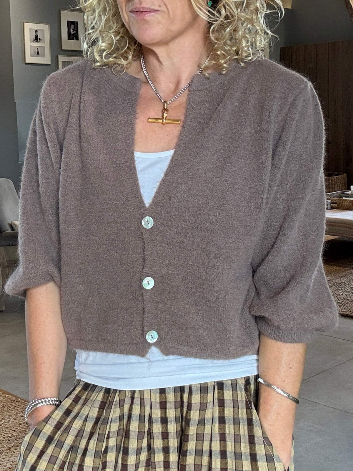 The Harper Cardigan | Mink
