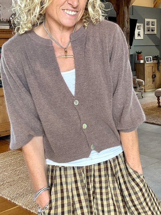 The Harper Cardigan | Mink