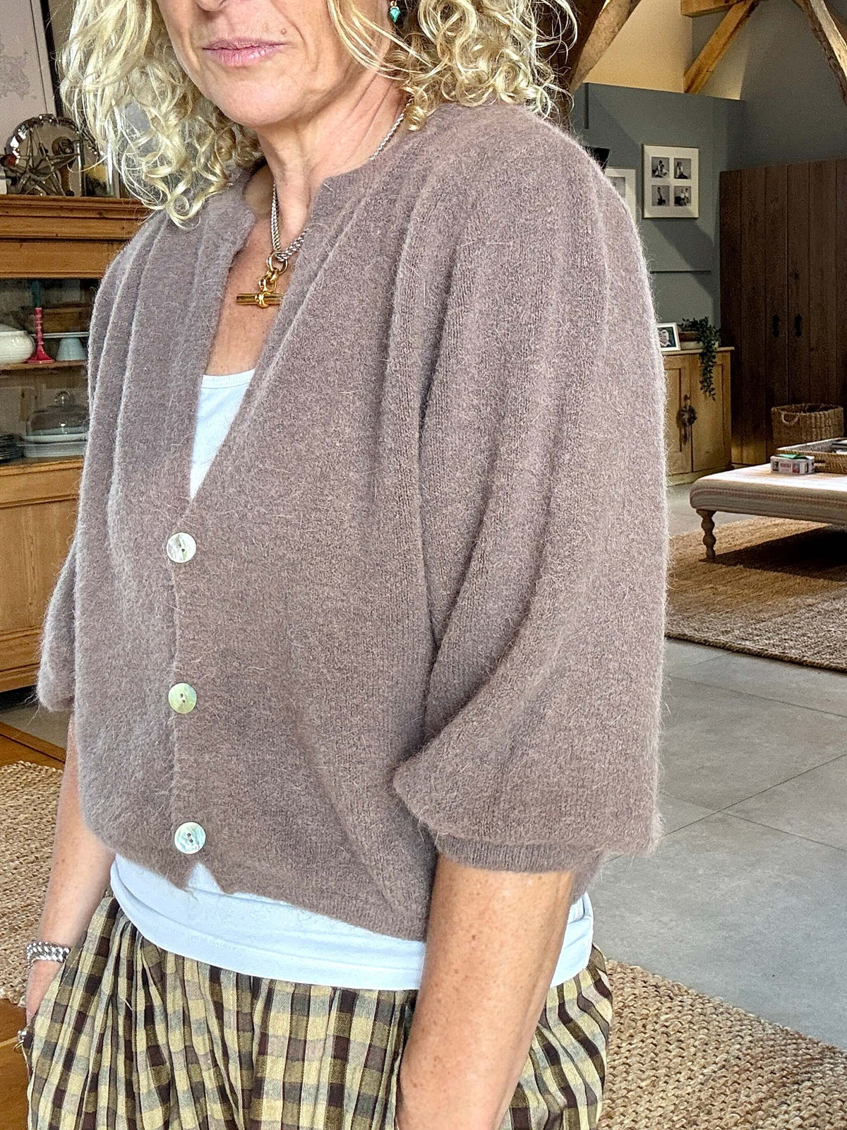 The Harper Cardigan | Mink