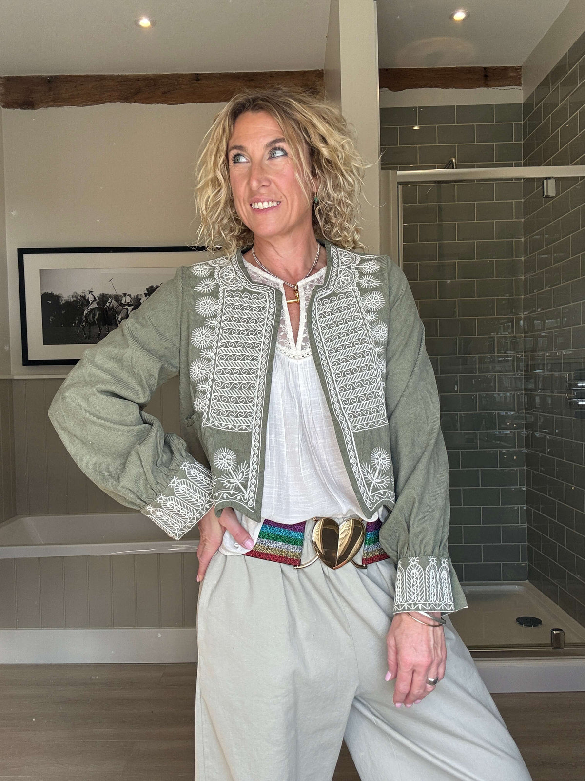 Oriana Jacket | Khaki