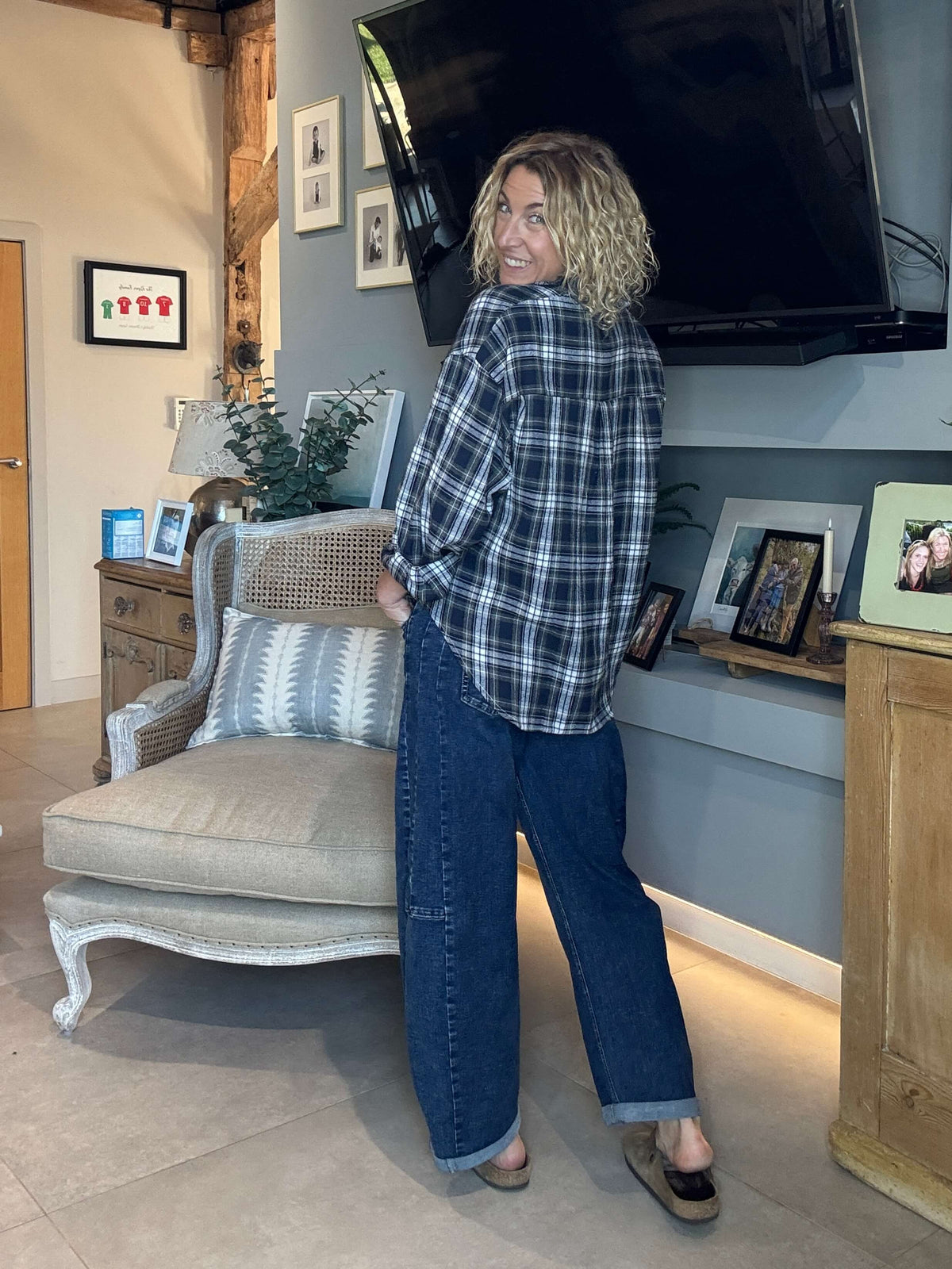 Alberta Plaid Shirt | Blue