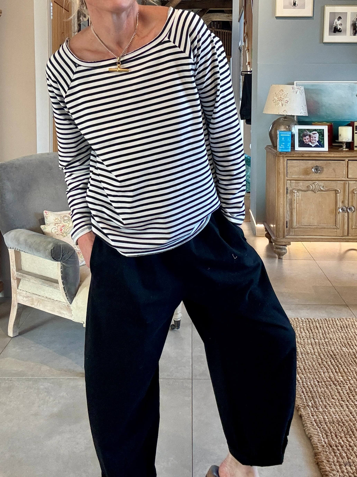Burlington Barrel Chinos | Black