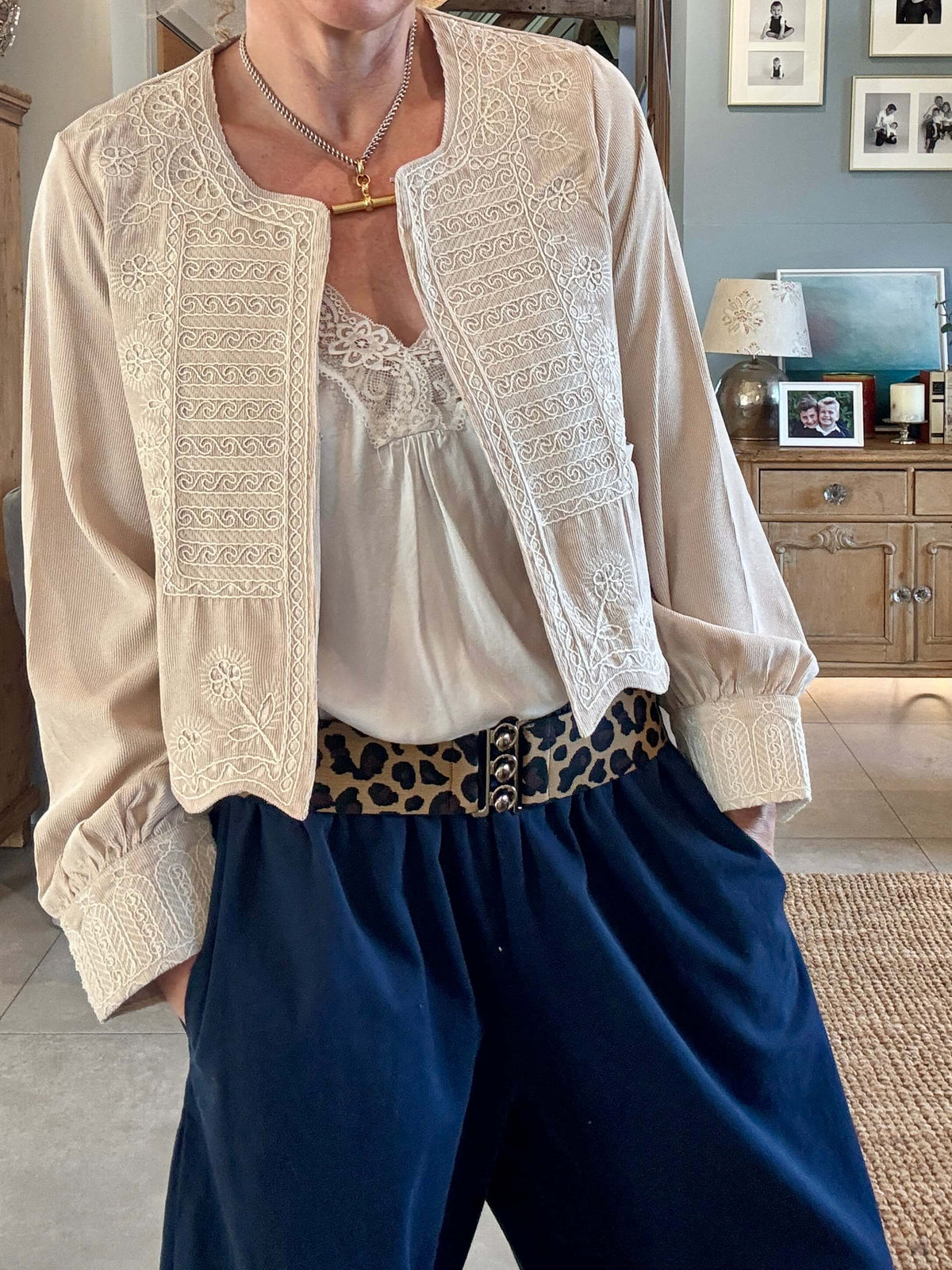 Oriana Jacket | Ivory