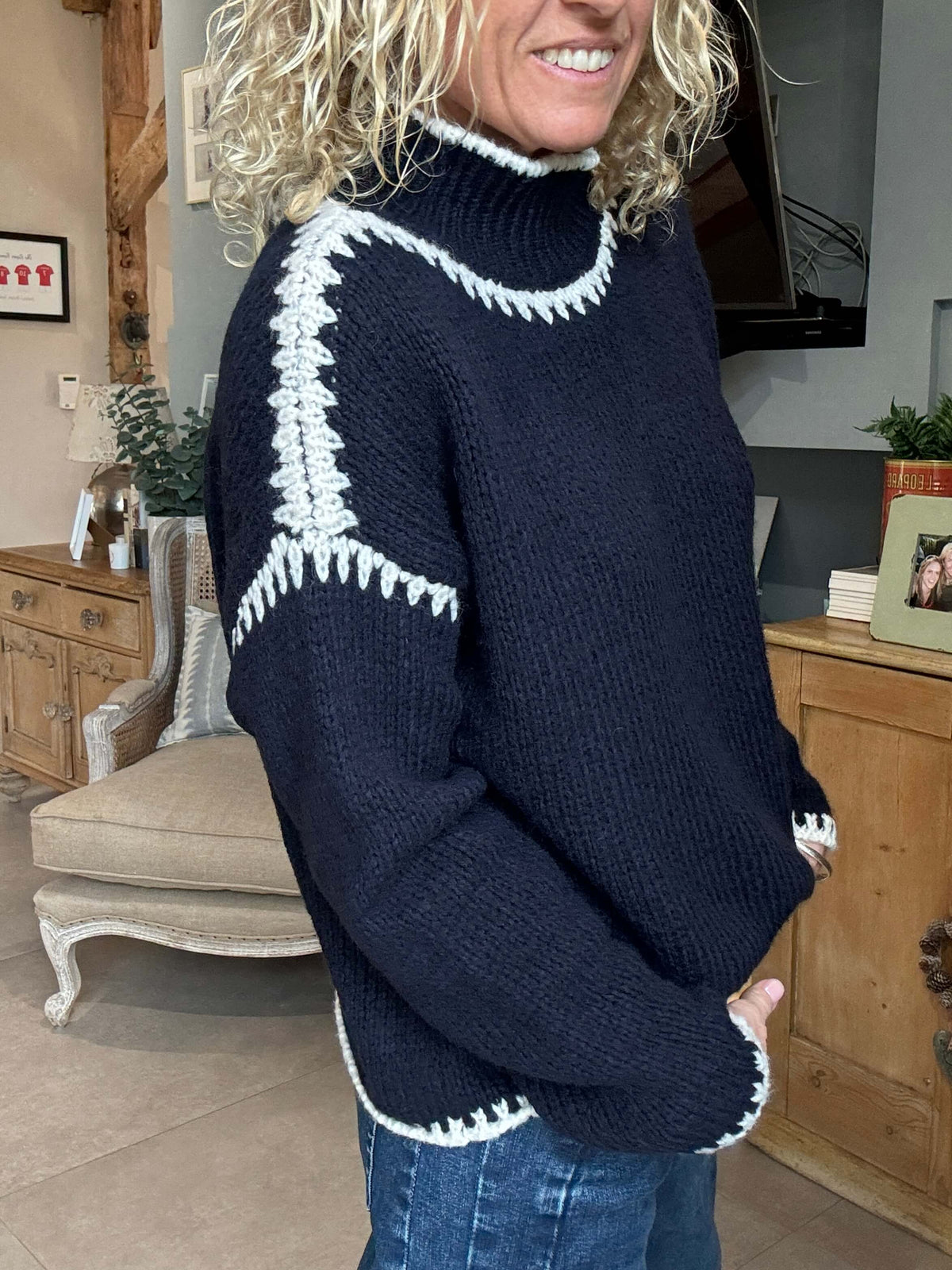 Meribel Knit | Navy
