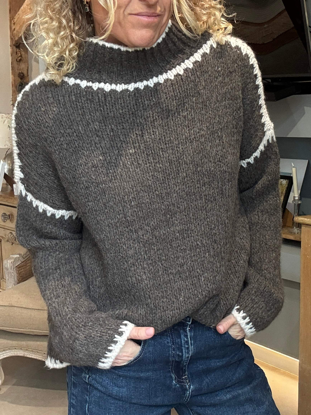 Meribel Knit | Brown