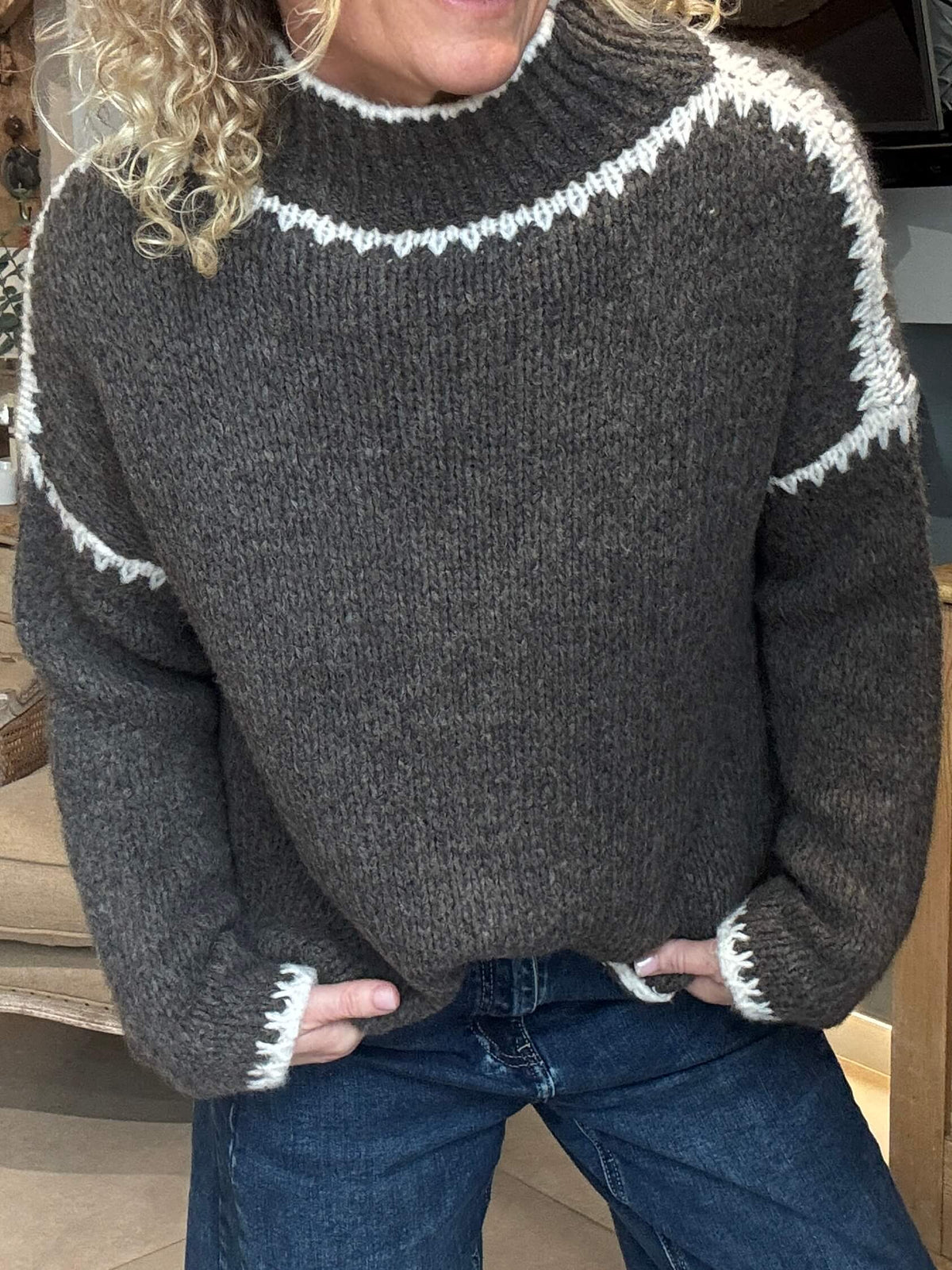 Meribel Knit | Brown