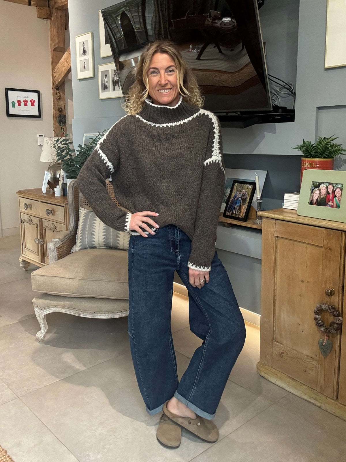 Meribel Knit | Brown