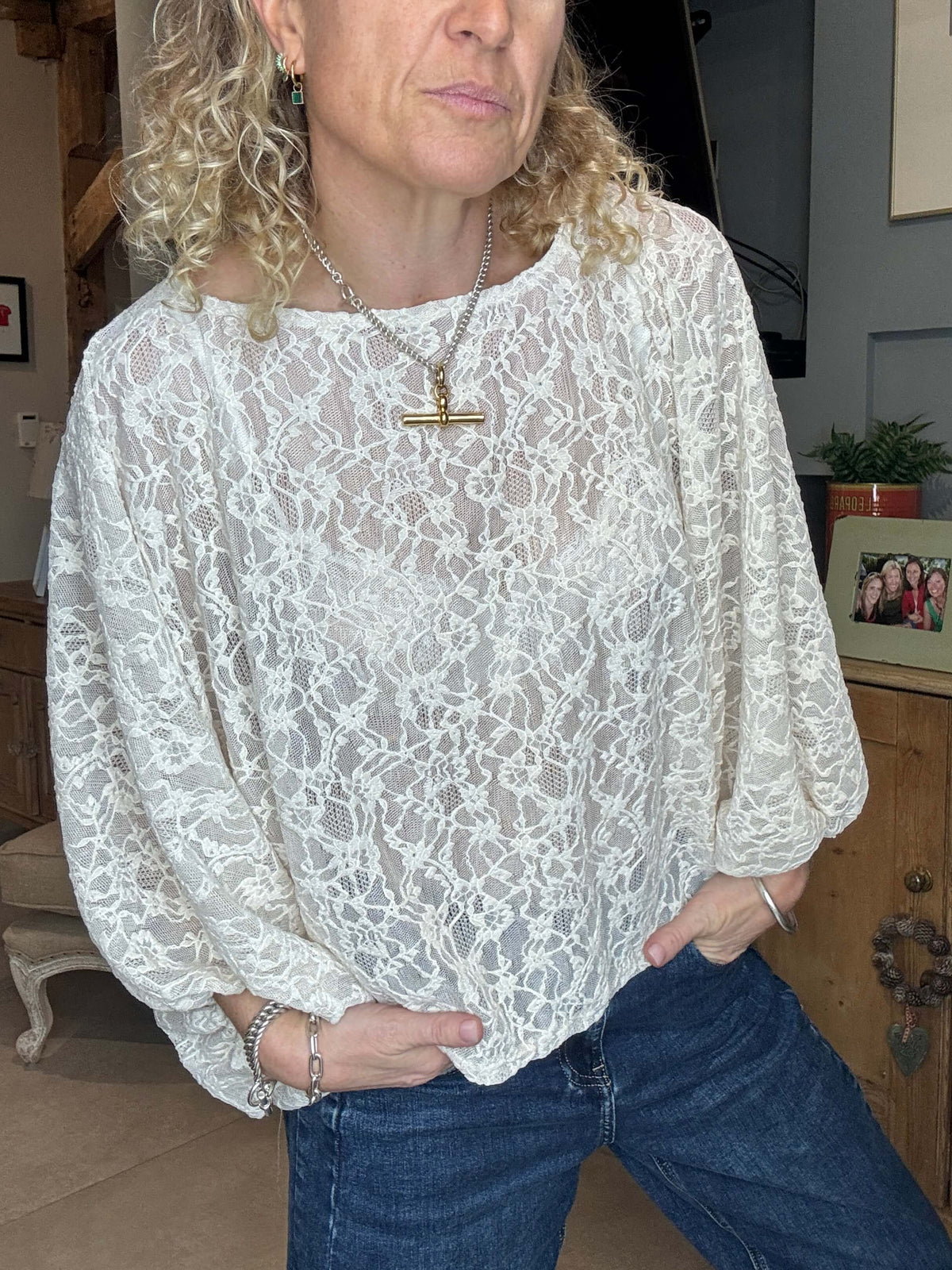 Mayfair Lace Top | Ivory