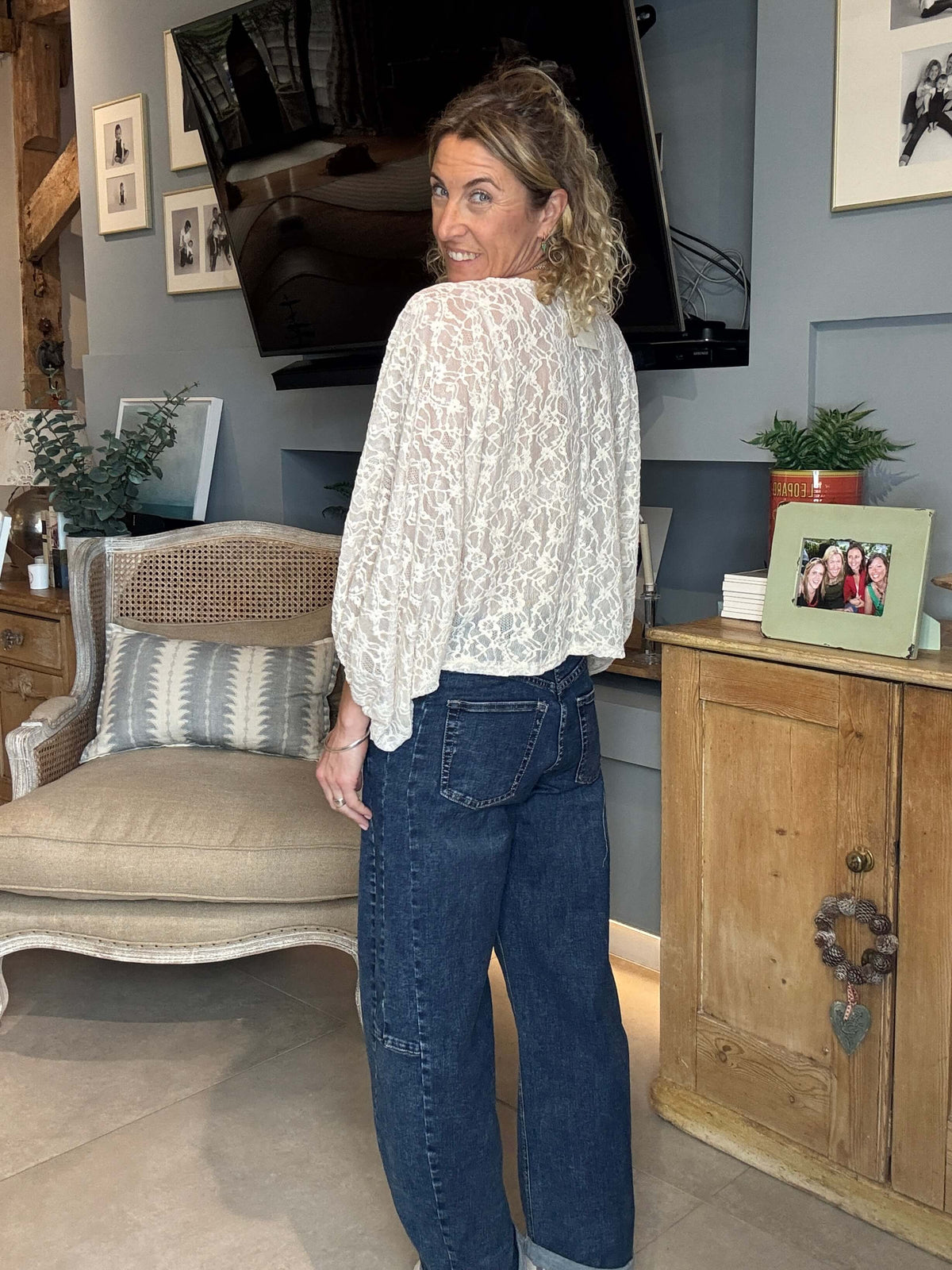 Mayfair Lace Top | Ivory