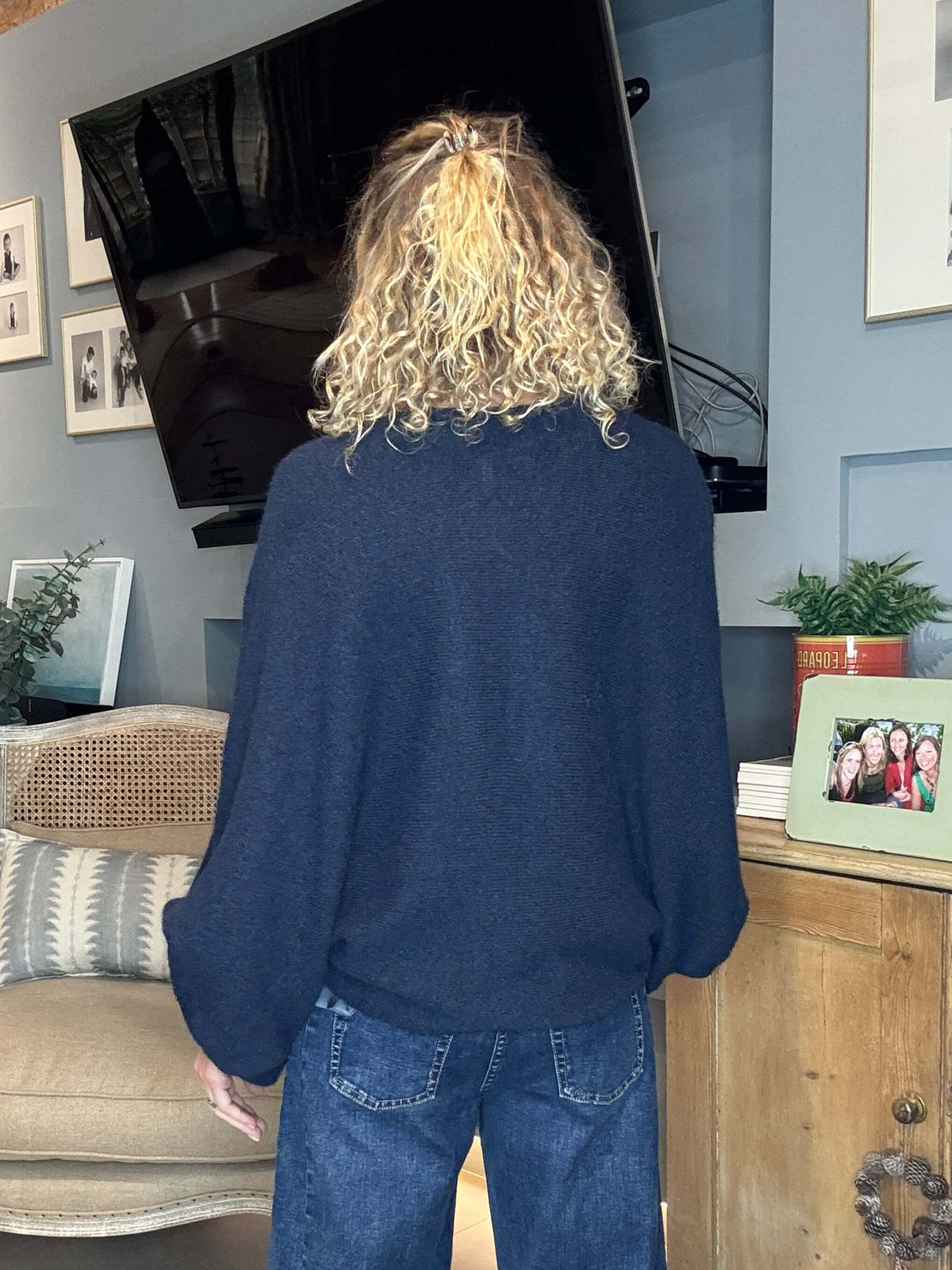 Slouch Cardi | Navy