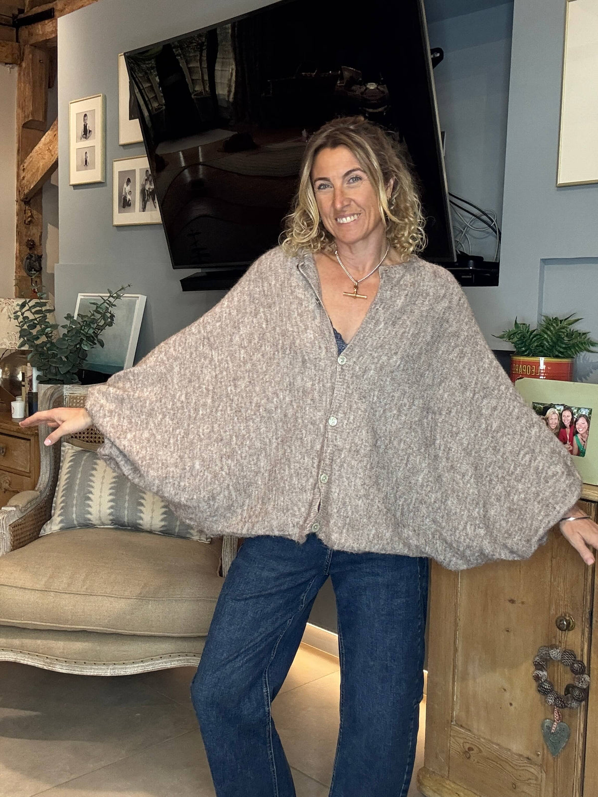 Slouch Cardi | Oatmeal