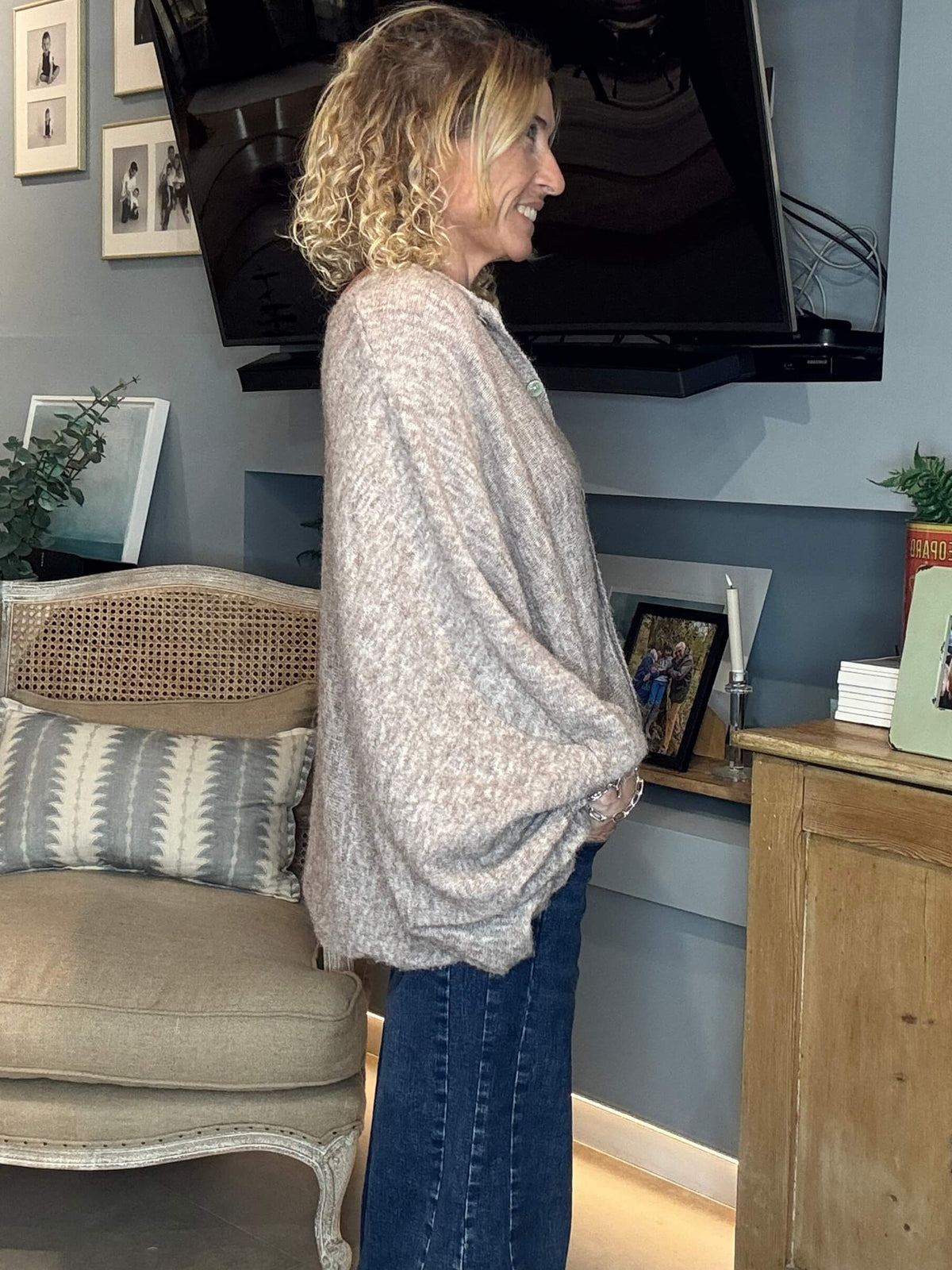 Slouch Cardi | Oatmeal