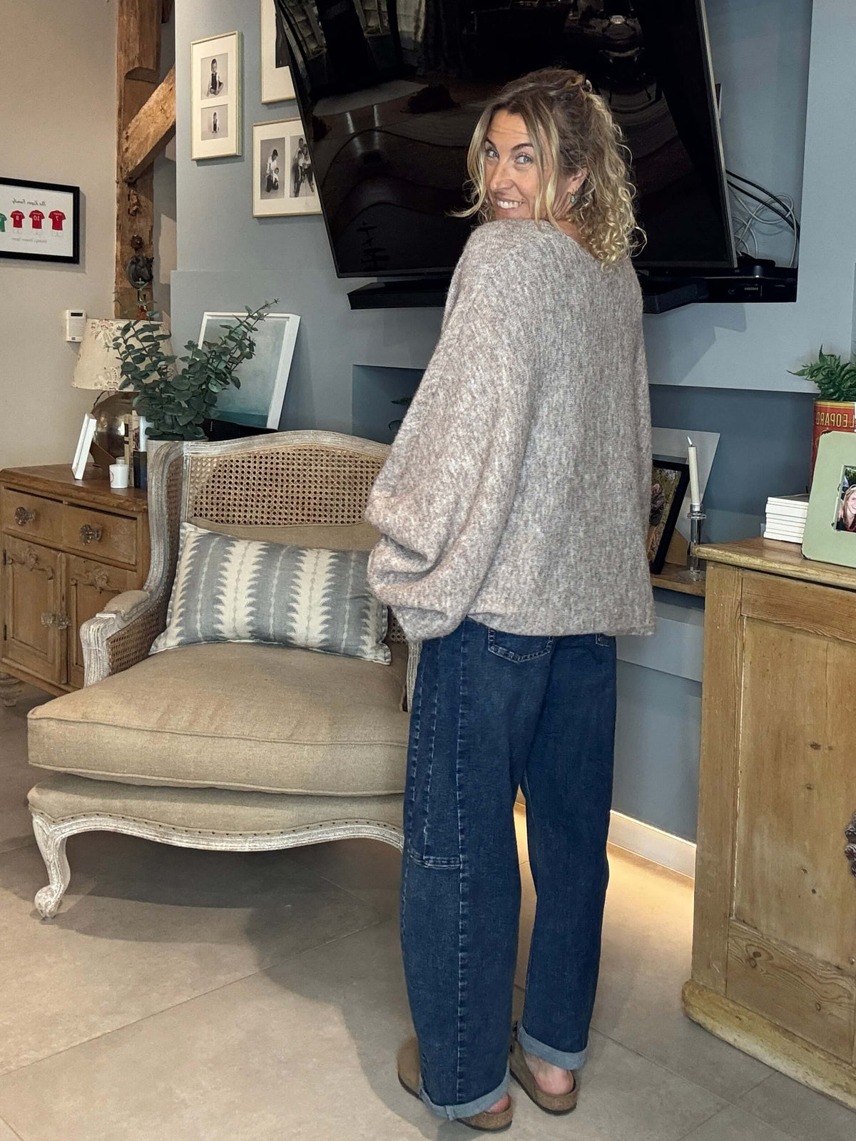 Slouch Cardi | Oatmeal