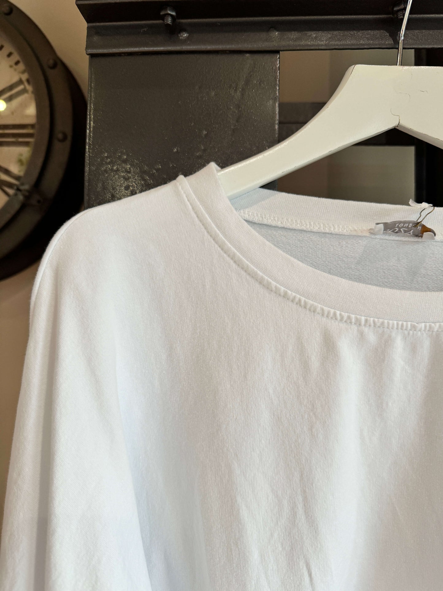 Brixton Balloon Sleeve Sweatshirt | White