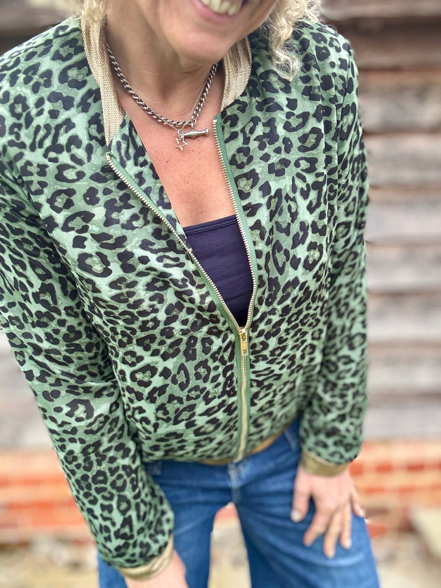 Betty Bombers | Green Leopard