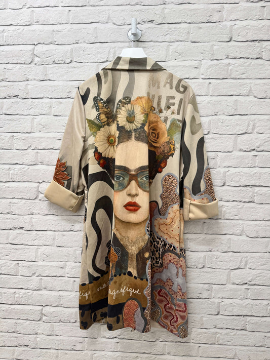 Lilibet Faux Suede Coat | Magnifique