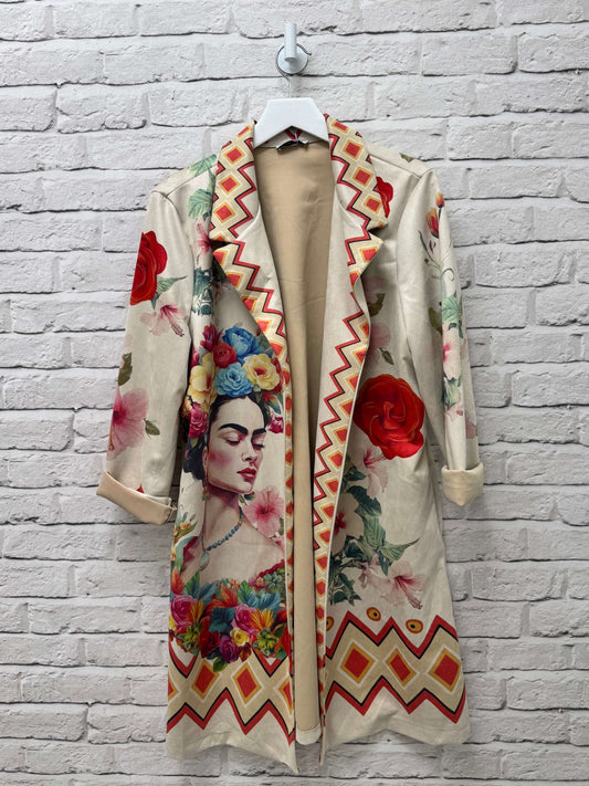 Lilibet Faux Suede Coat | Roses