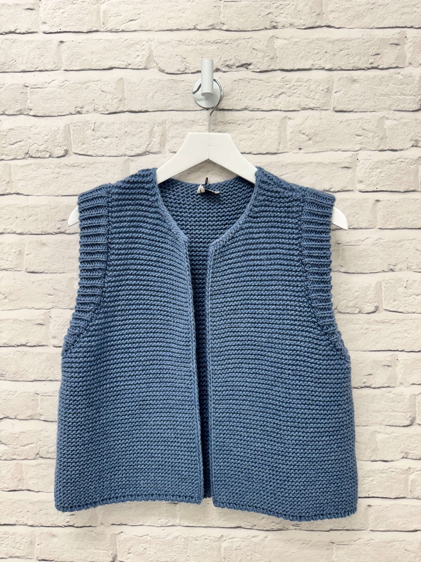 Mia Knitted Gilet | Denim