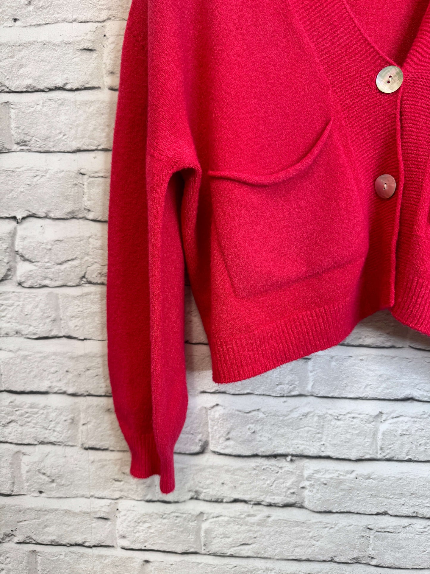 The Papa Cardigan | Red
