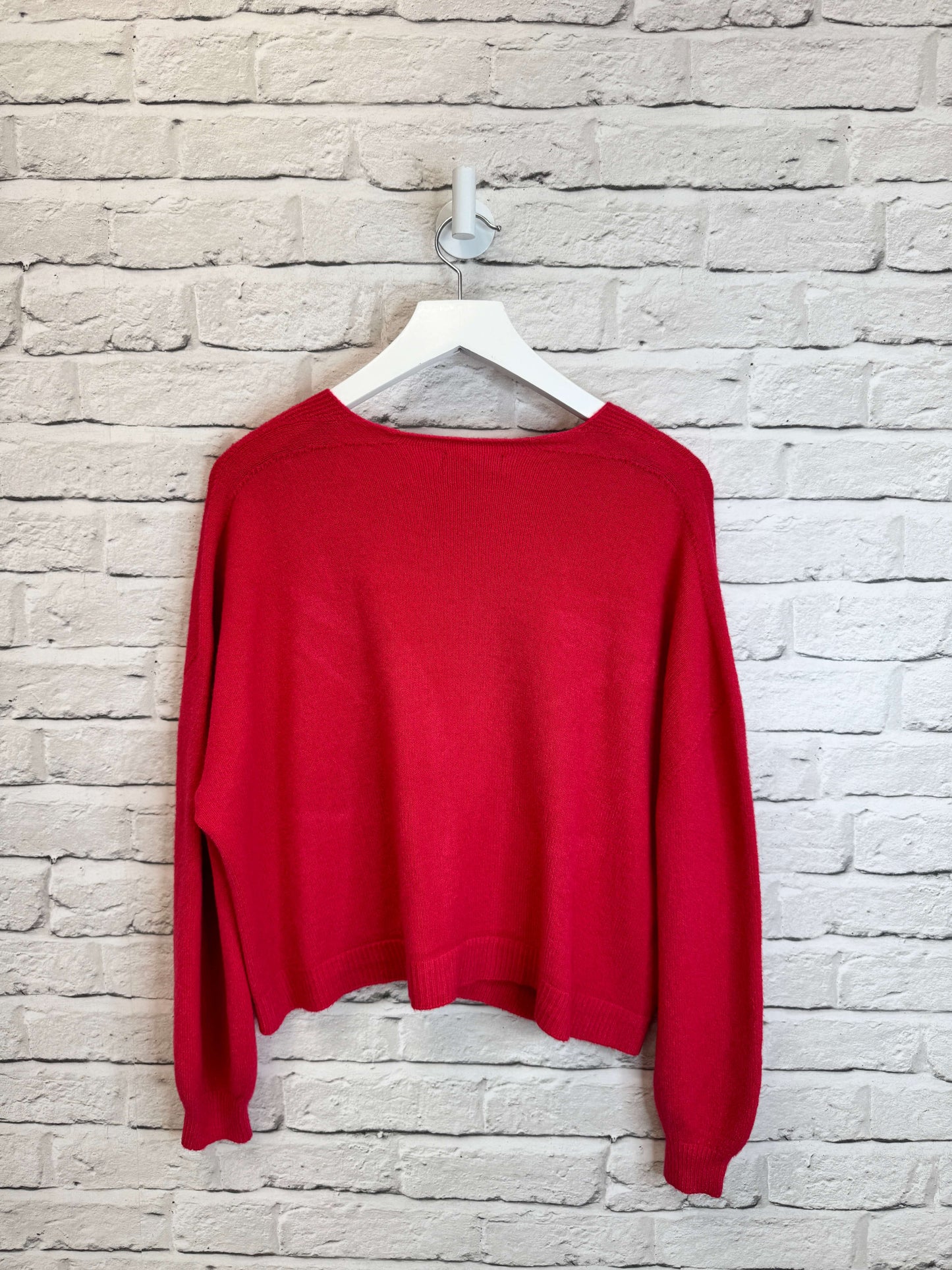 The Papa Cardigan | Red