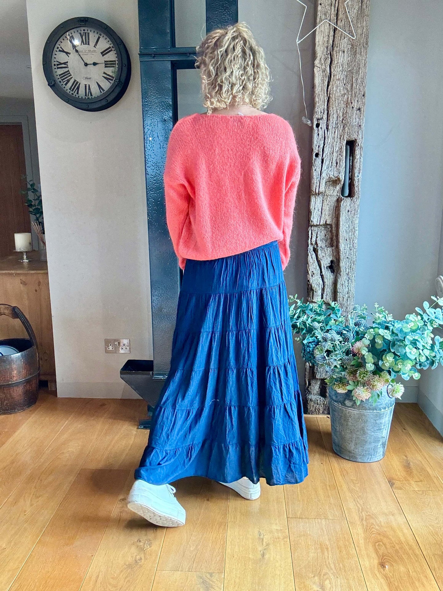 Mykonos Maxi Skirt | Navy